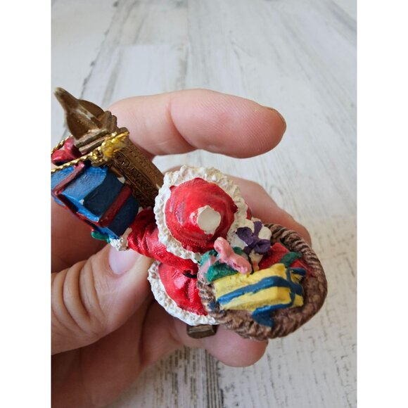 Efsa Santa Paris Eiffel Tower ornament present as is Xmas tree - Picture 7 of 9